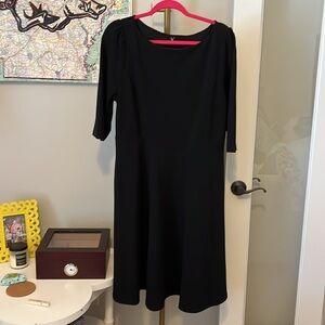 Allegra K Classic Black Long Sleeve Dress